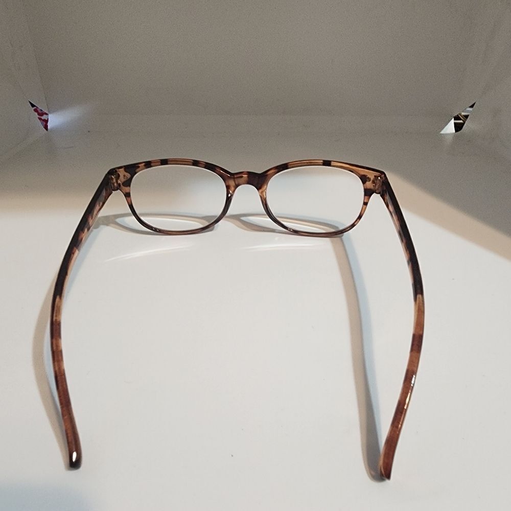 Perry Ellis Brown Tortoiseshell Prescription Glasses Frames - Picture 6 of 6